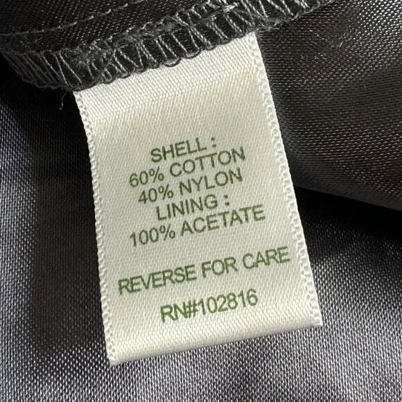 Garnet Hill Dress womens size 4 Boheme Easy Lace shift front Tie Romance Gray - Picture 7 of 13